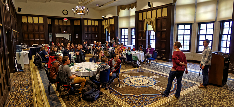 Photograph of NASCO Institute attendees in a workshop