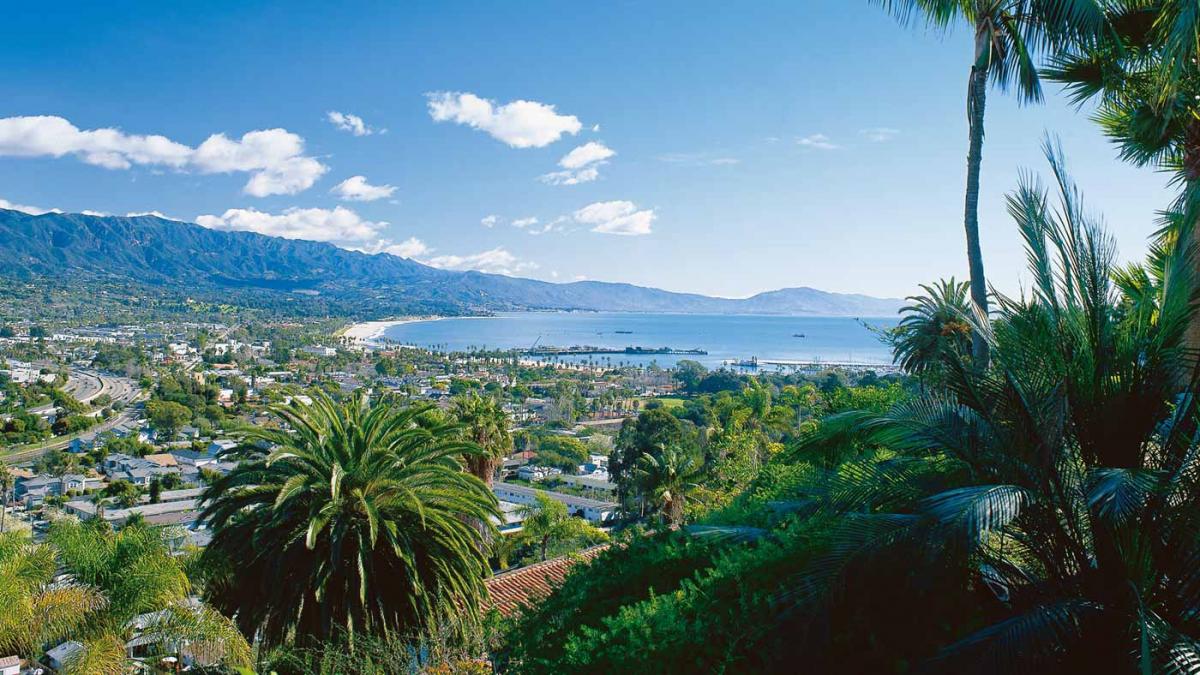 Santa Barbara, California skyline