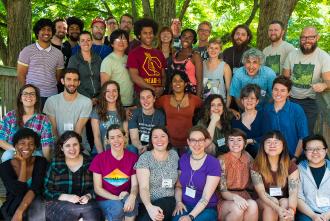 The members of all three NASCO Family boards at a strategic planning retreat in 2016.